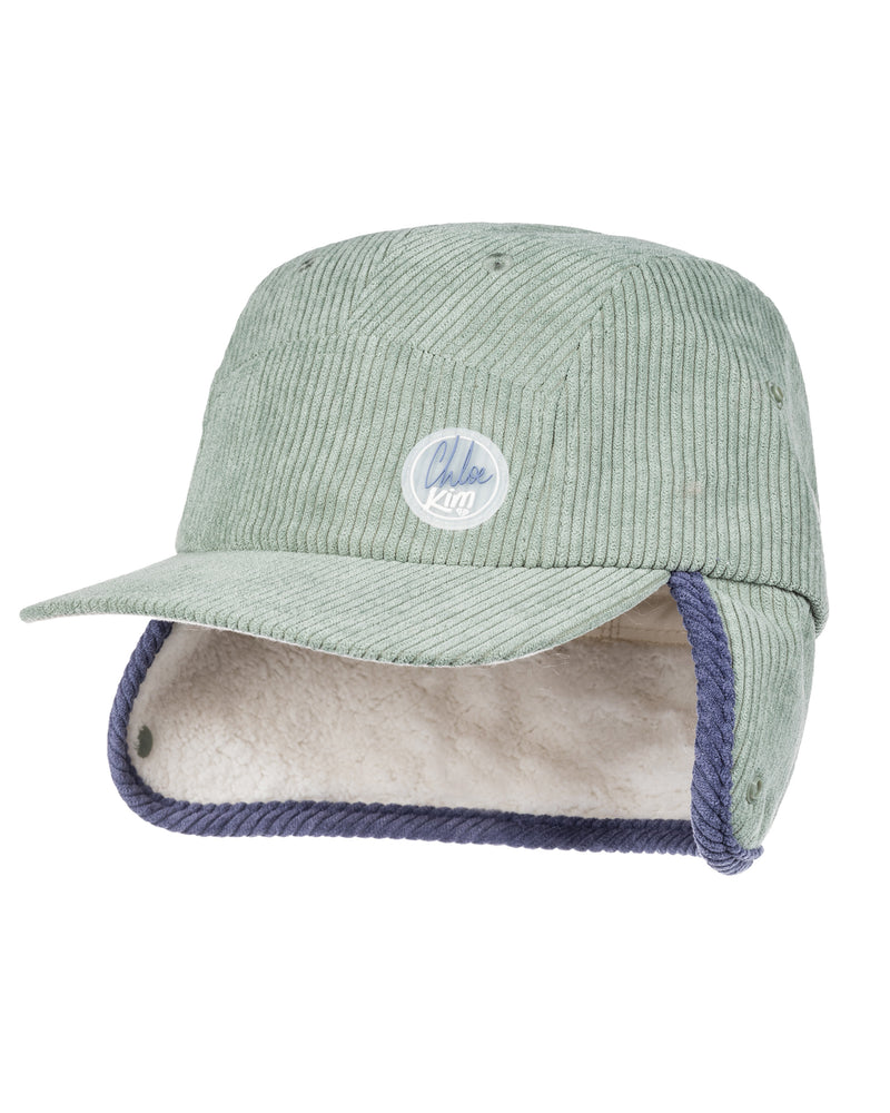Chloe Kim Corduroy Cap - Lily Pad - Roxy