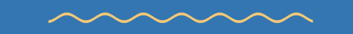 A yellow wavy line runs horizontally across the center of a blue background.