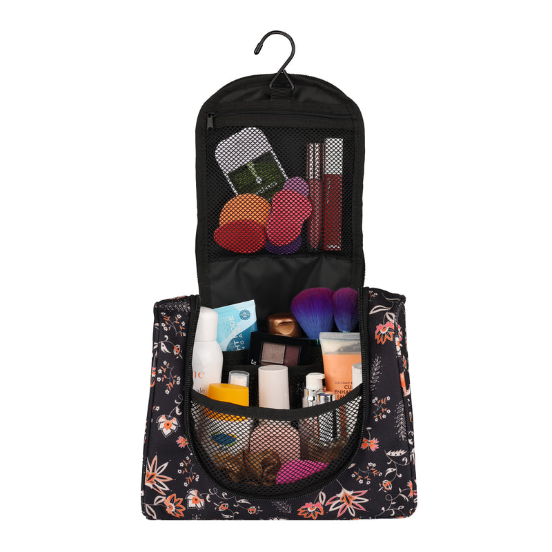 Travel Dance Toilerty Bag - Anthracite Kerala Border - Roxy