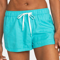 New Impossible Love Elastic Waist Shorts - Maui Blue