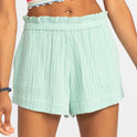 What A Vibe Relaxed Beach Shorts - Blue Surf