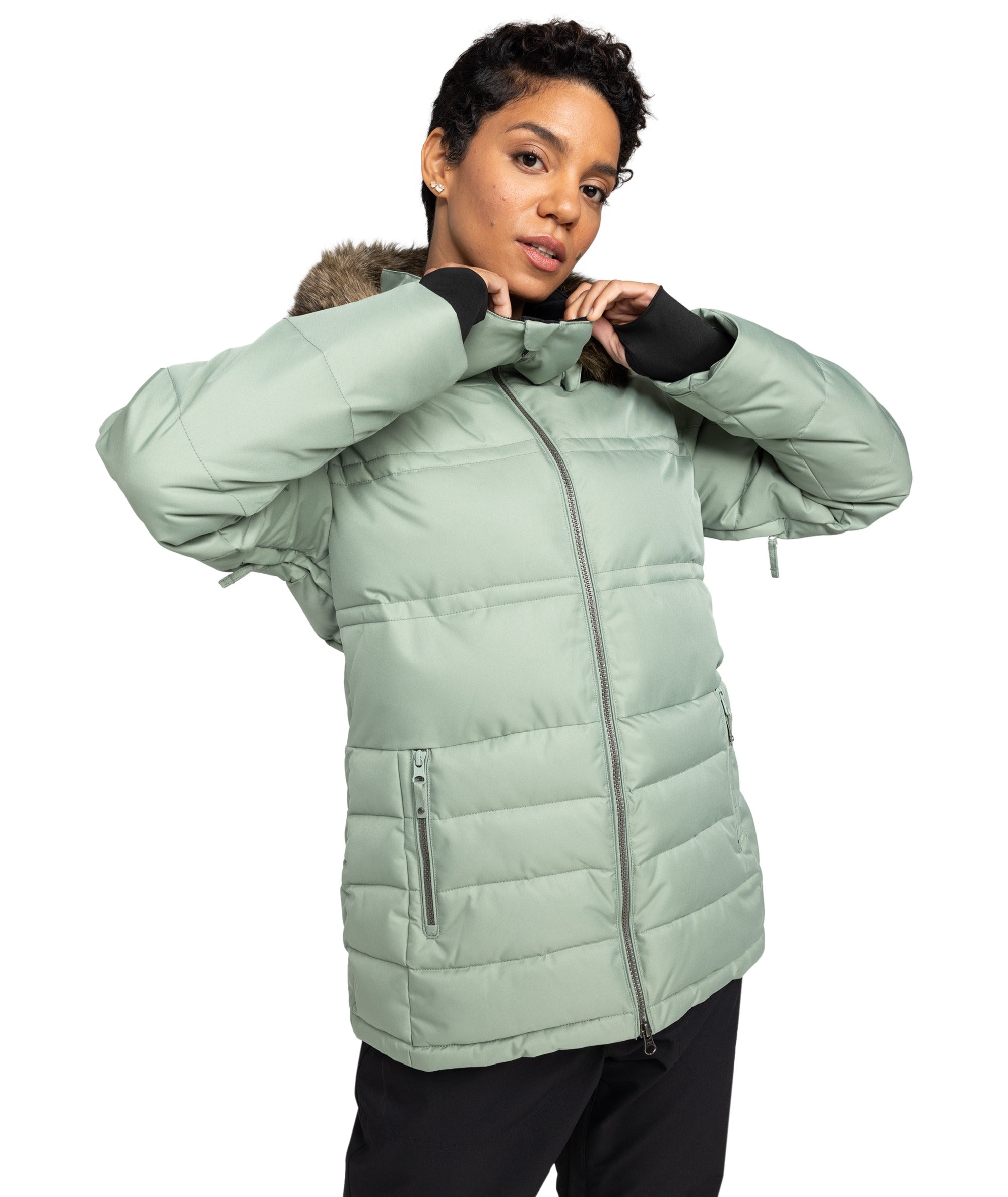 ROXY ♡⃛ ロングスリーブジャケット タッパー【M】 Quinn Jacket - Roxy