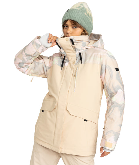 Dawnrae Parka Jacket - Pebble Swirl - Roxy