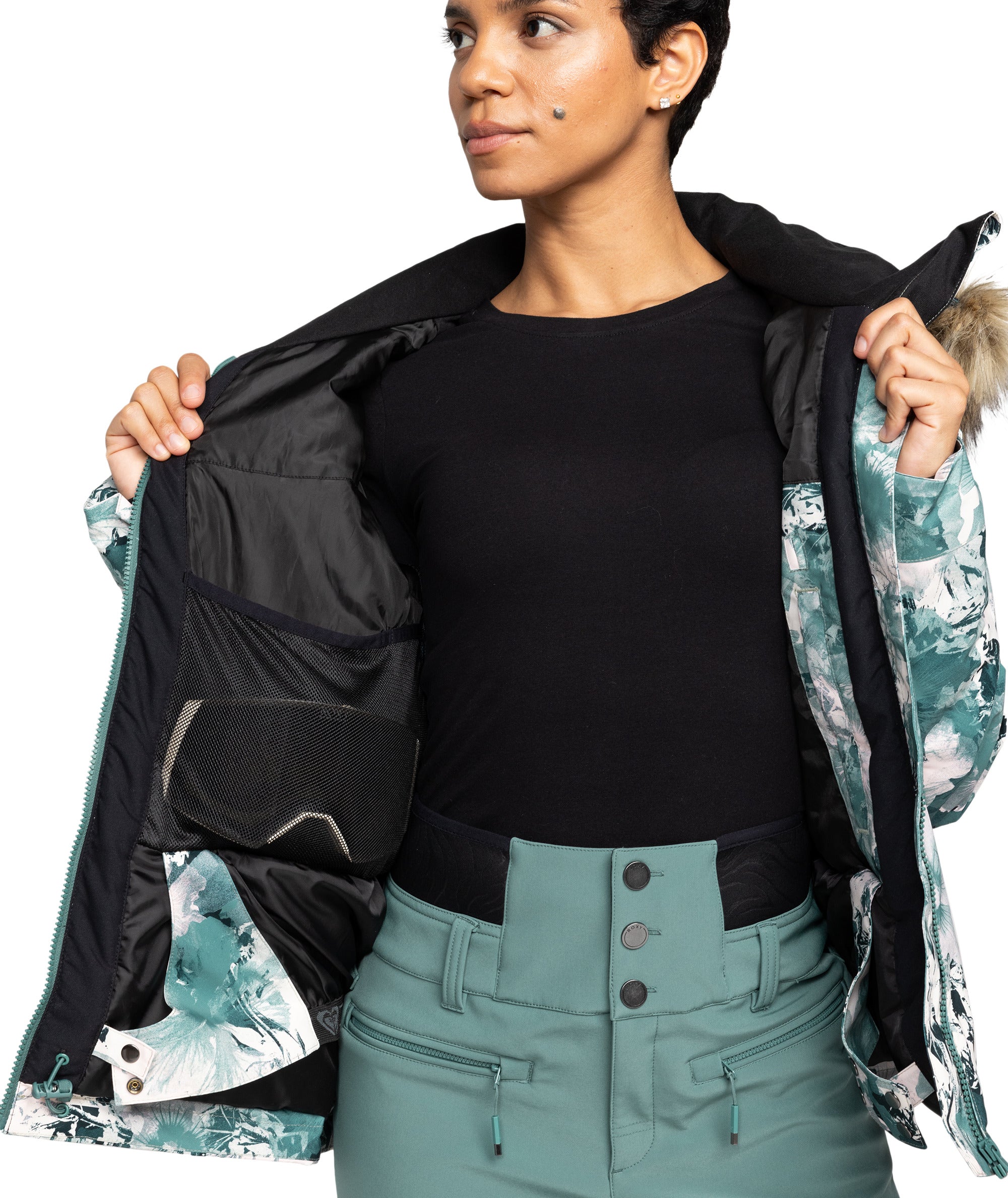 スキーウェア　M ニキータ　ROXY 140 ROXY（ロキシー） スノーボードウェア スキーウェア 140cm ROXY キッズ