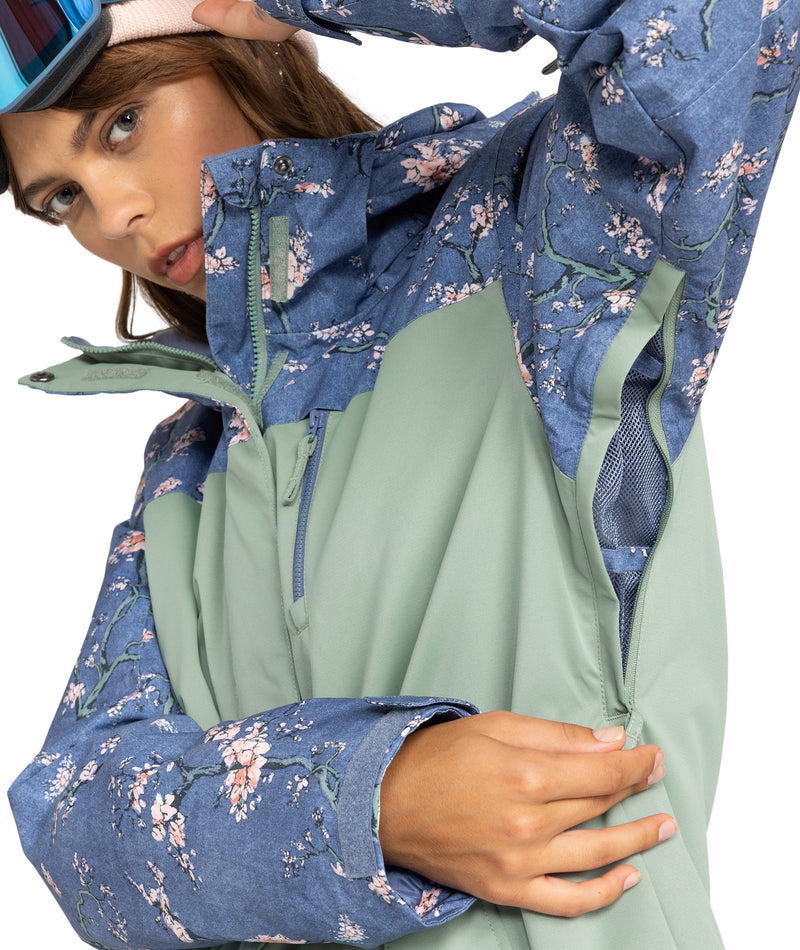 Roxy Jetty Block Jacket - Wild Wind Chloe Blossom - Roxy