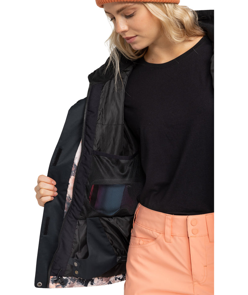 Roxy Jetty Block Jacket - Peach Pink Dreamy Picture - Roxy