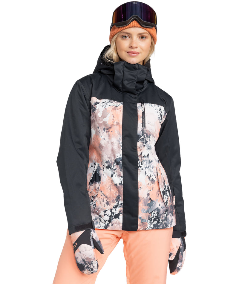 Roxy Jetty Block Jacket - Peach Pink Dreamy Picture - Roxy