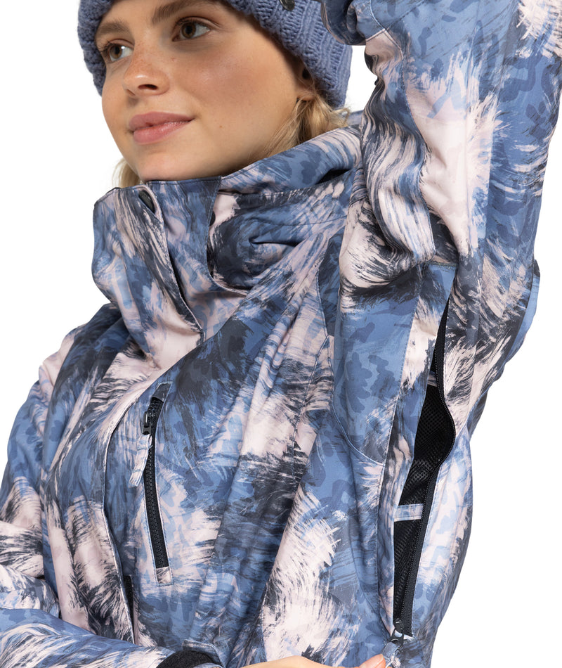 Roxy Jetty Jacket - Wild Wind Dark Night - Roxy