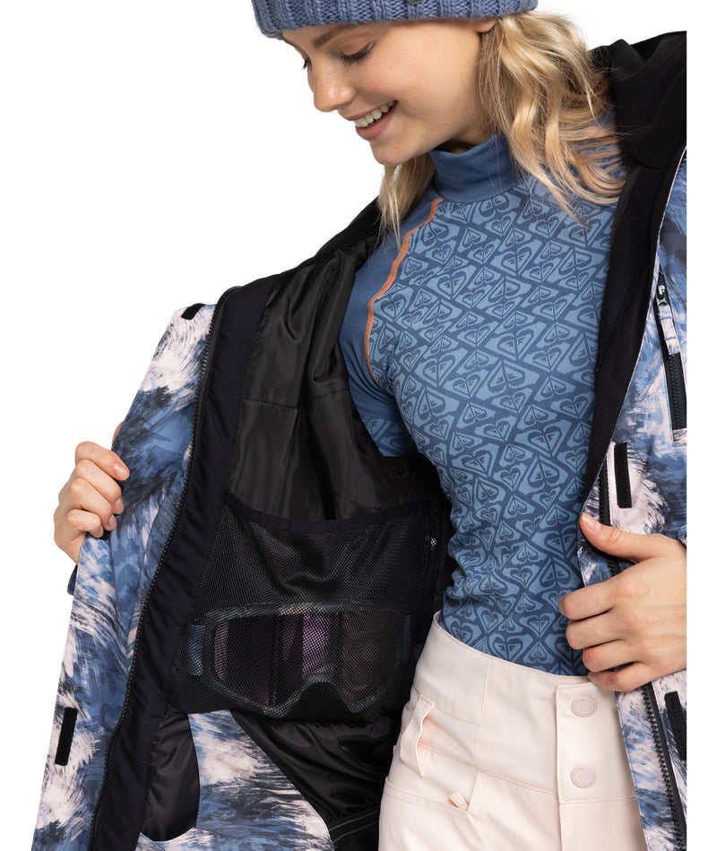 Roxy Jetty Jacket - Wild Wind Dark Night - Roxy