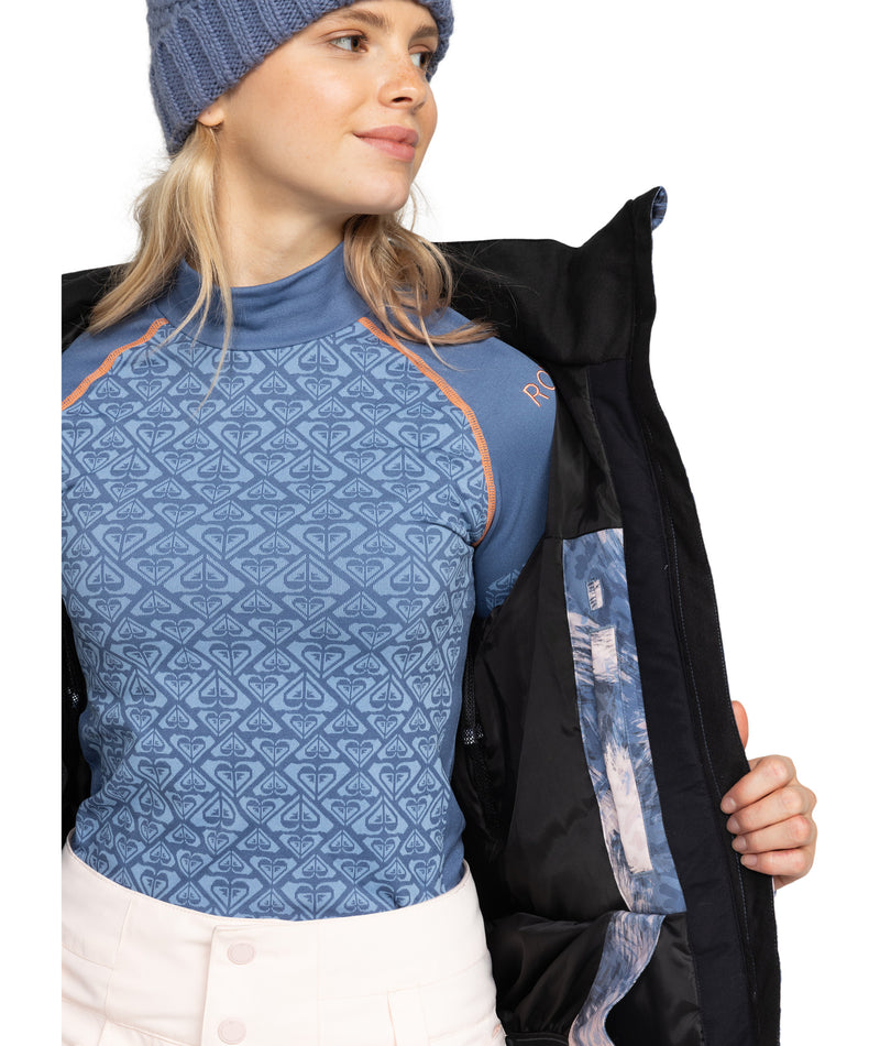 Roxy Jetty Jacket - Wild Wind Dark Night - Roxy