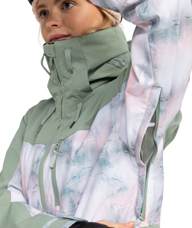 Presence Parka Jacket - Sea Pine Mystery Fog - Roxy