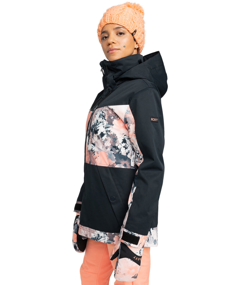 Presence Parka Jacket - Peach Pink Dreamy Picture - Roxy
