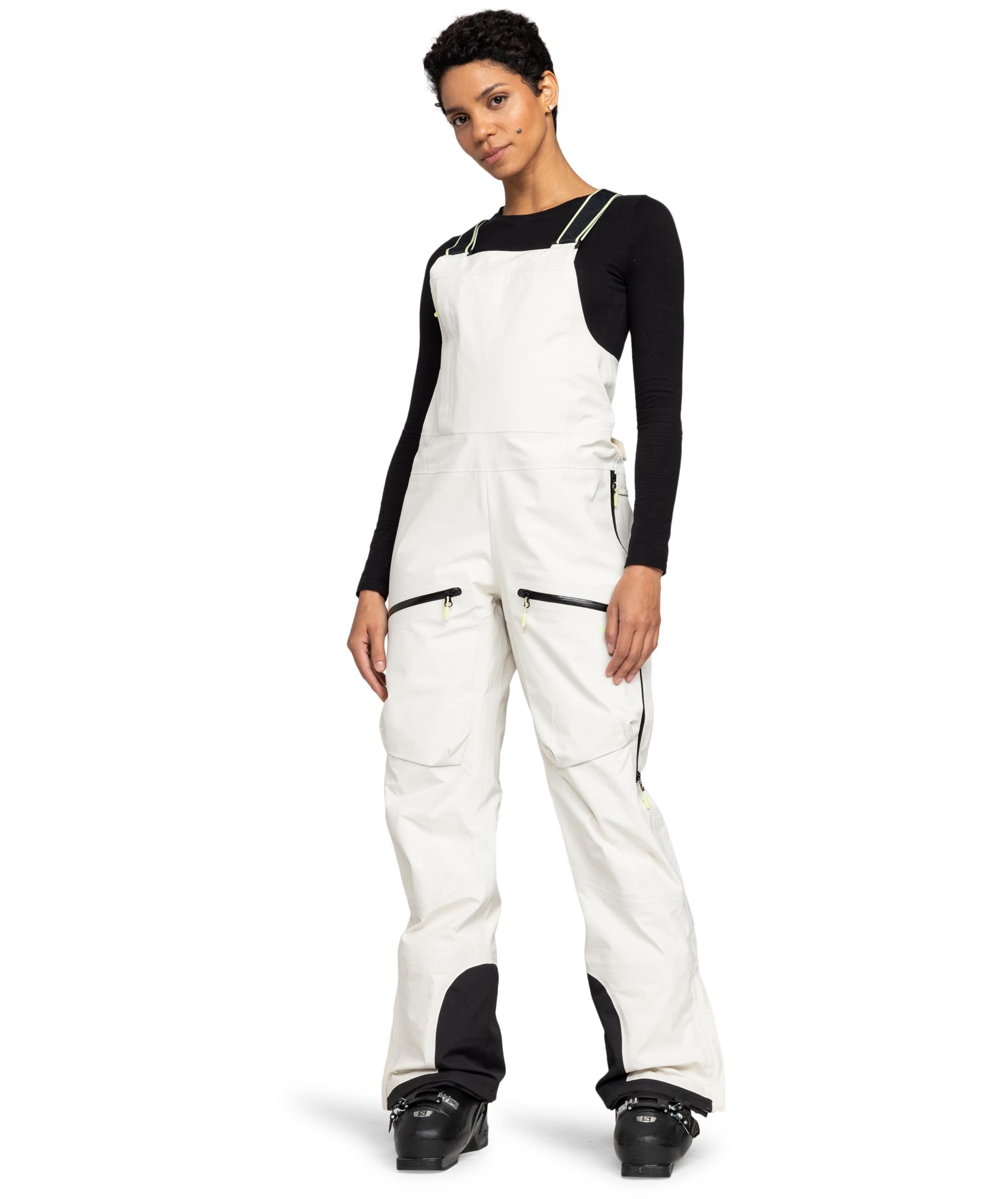 Gore-Tex 3L Lunalite Bib - Buttercream - Roxy