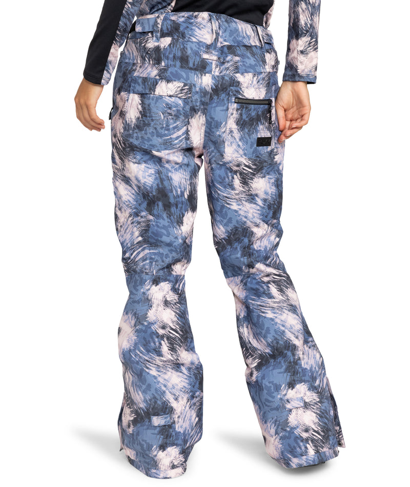 Nadia Printed Pant - Wild Wind Dark Night - Roxy