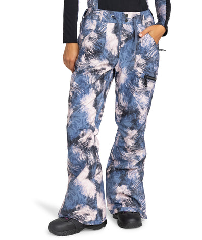 Nadia Printed Pant - Wild Wind Dark Night - Roxy