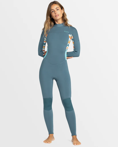 3/2 Swell Back Zip Fullsuit - Egret Mo Rockin Vibes - Roxy