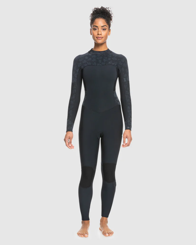 3/2 Swell Back Zip Fullsuit - Black - Roxy