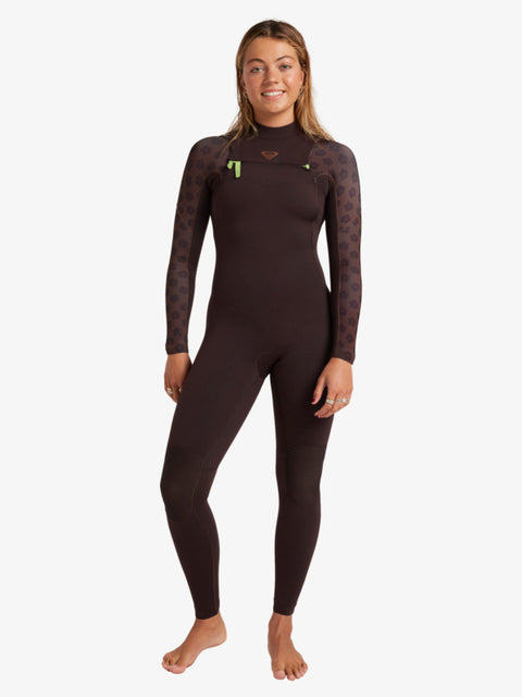 3/2 Elite  Chest Zip Fullsuit - Coconut Shell - Roxy