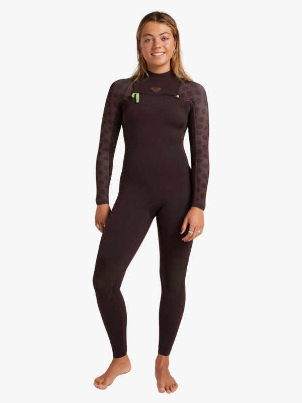 3/2 Elite  Chest Zip Fullsuit - Coconut Shell - Roxy