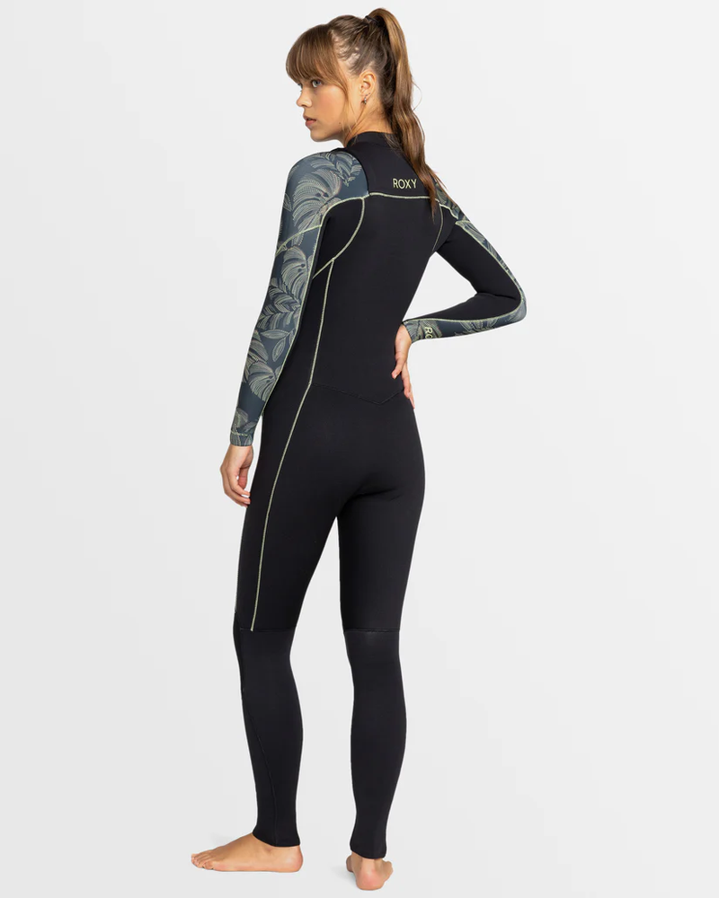 3/2 Elite  Chest Zip Fullsuit - The Palms - Roxy