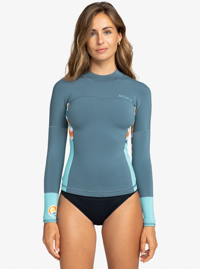 1MM Swell Series Longsleeve Wetsuit Top - Starglazer - Roxy
