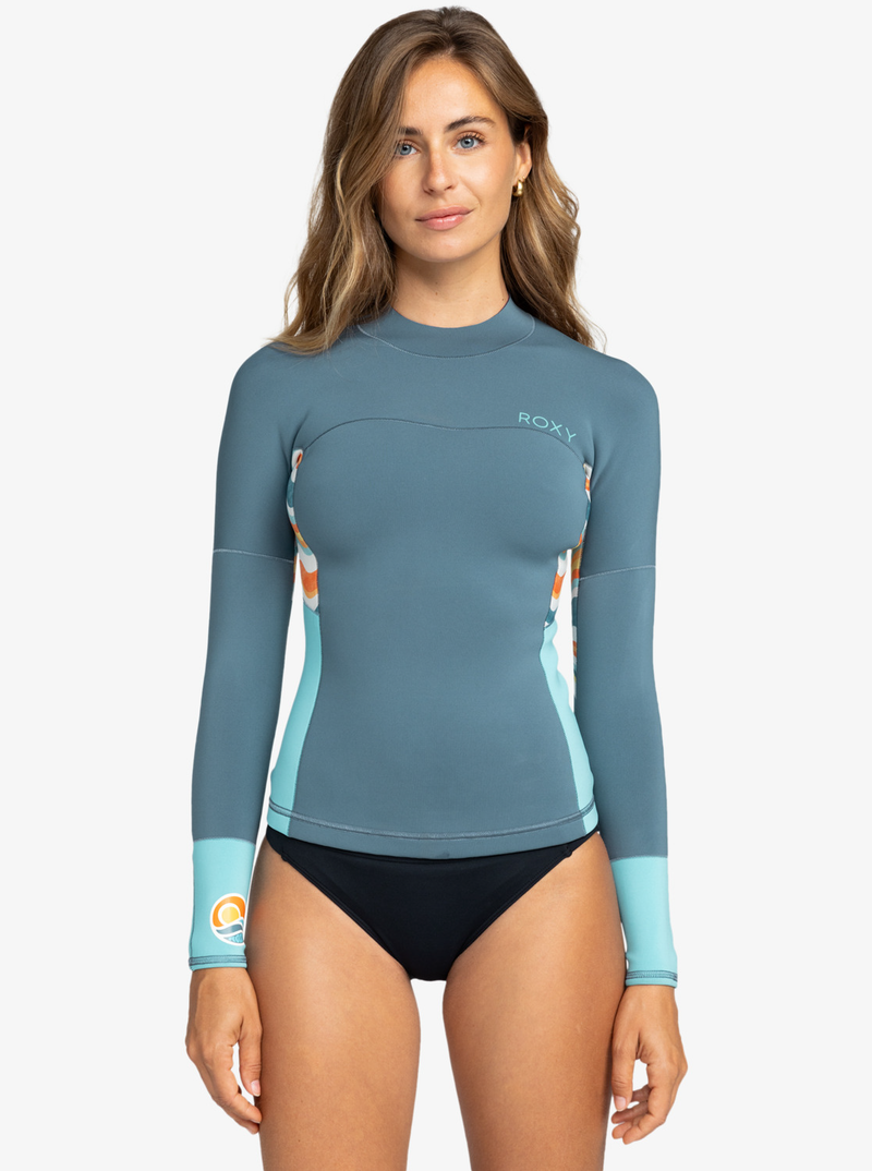 1MM Swell Series Longsleeve Wetsuit Top - Starglazer - Roxy