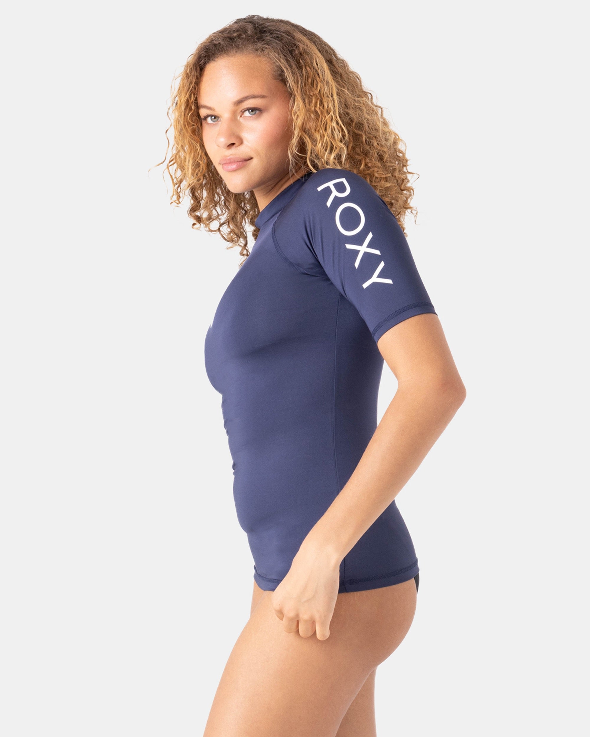 Whole Hearted Short Sleeve Rashguard - Roxy