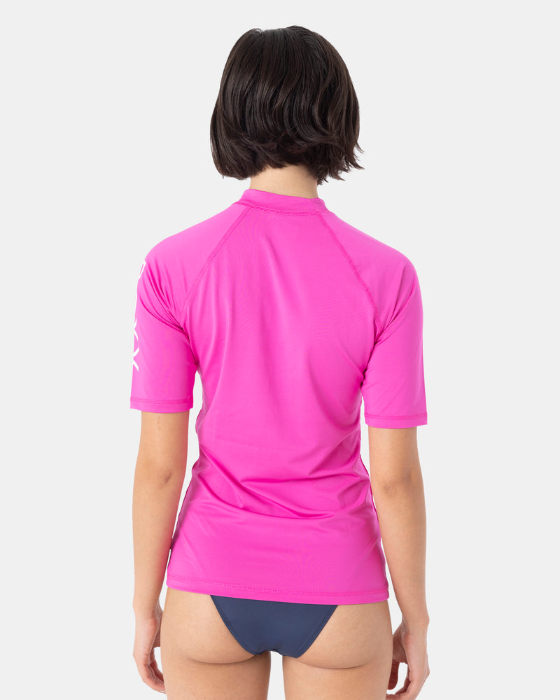 Whole Hearted Short Sleeve Rashguard - Roxy