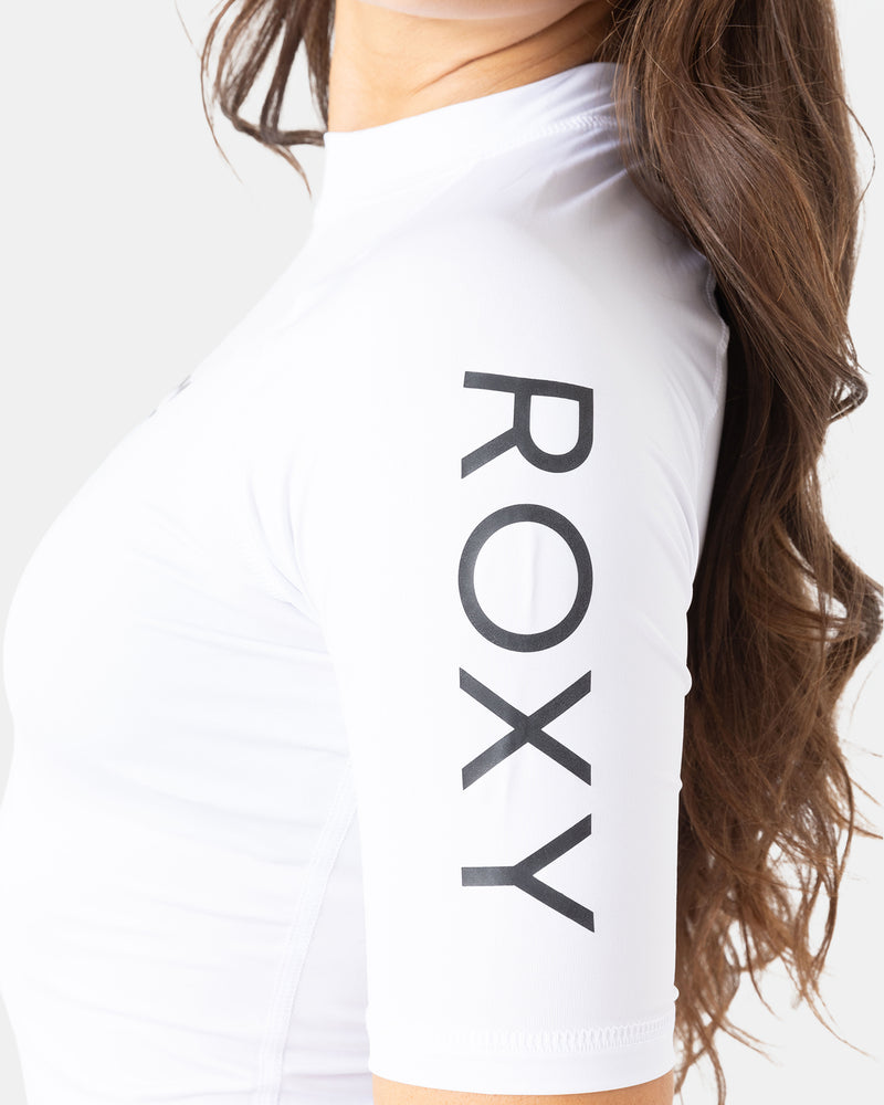 Whole Hearted Short Sleeve Rashguard - Roxy