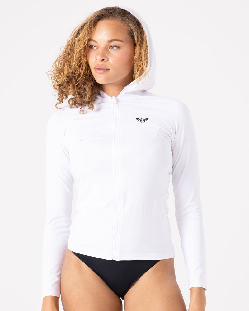 New Essentials Long Sleeve Hoodie Zipped Rashguard