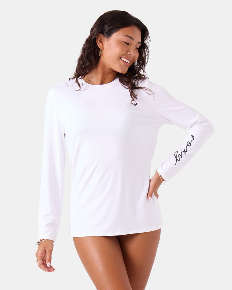 New Enjoy Waves Long Sleeve Lycra Rashguard - Roxy