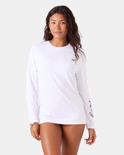 New Enjoy Waves Long Sleeve Lycra Rashguard - Roxy