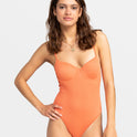 Roxy Love The Muse One-Piece Swimsuit - Apricot Brandy