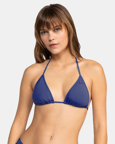 SD Beach Classics Moderate Tiki Triangle Bikini Top - Roxy