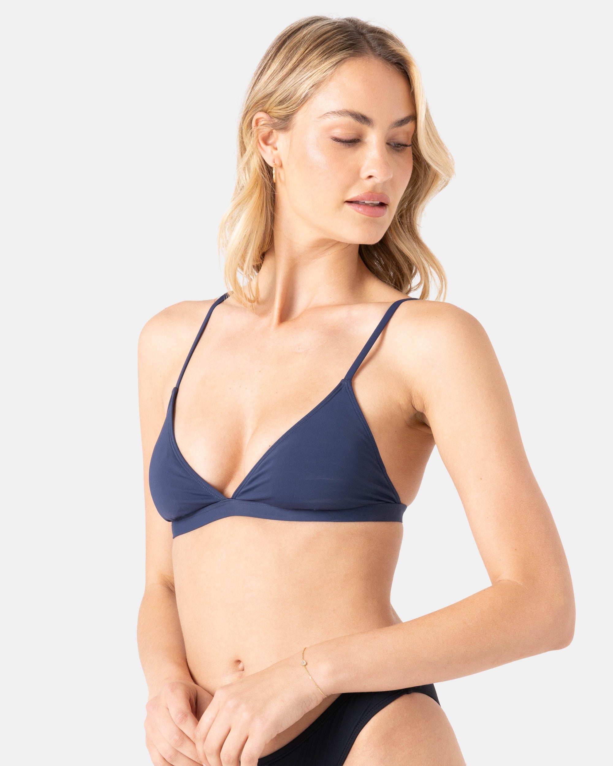 SD Beach Classics Fixed Triangle Bikini Top - Roxy