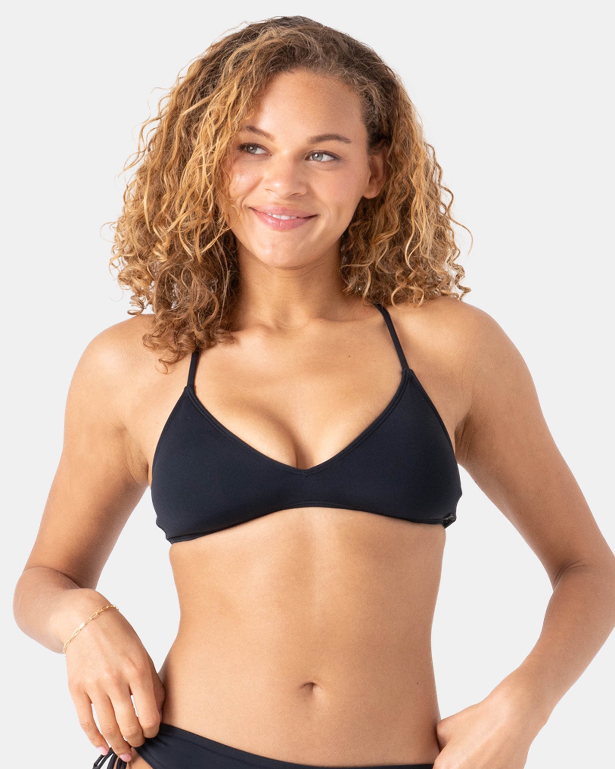 SD Beach Classics Athletic Triangle Bikini Top - Roxy