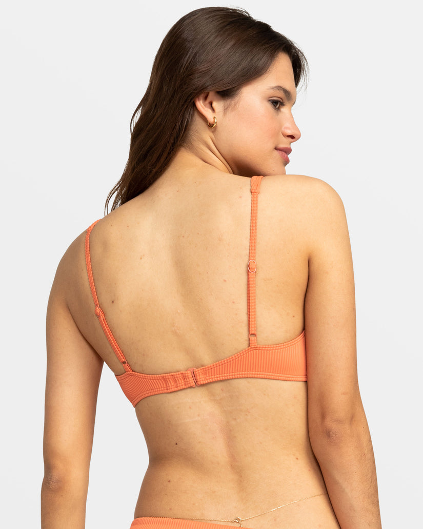Roxy Love The Oceana Bikini Top - Apricot Brandy