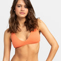 Roxy Love The Oceana Bikini Top - Apricot Brandy