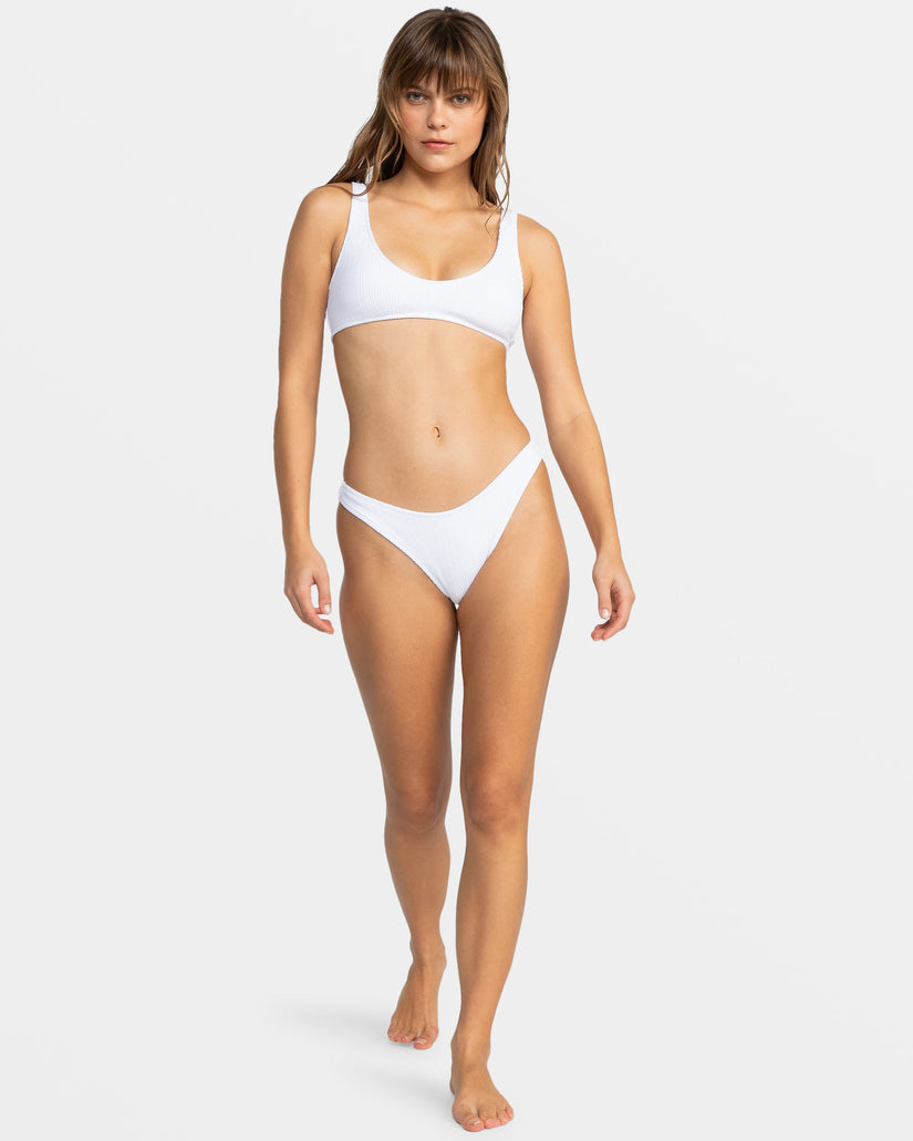 Aruba Bralette Bikini Top - Bright White