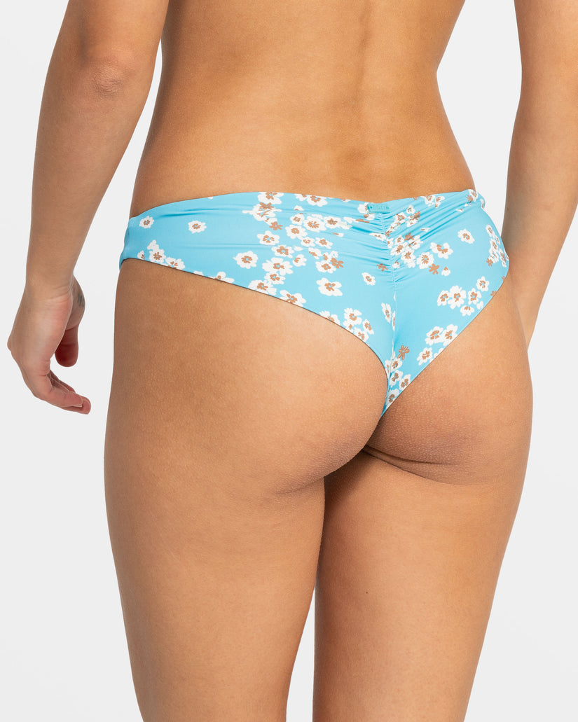 Printed Beach Classics Cheeky Bikini Bottoms - Maui Blue Margarita