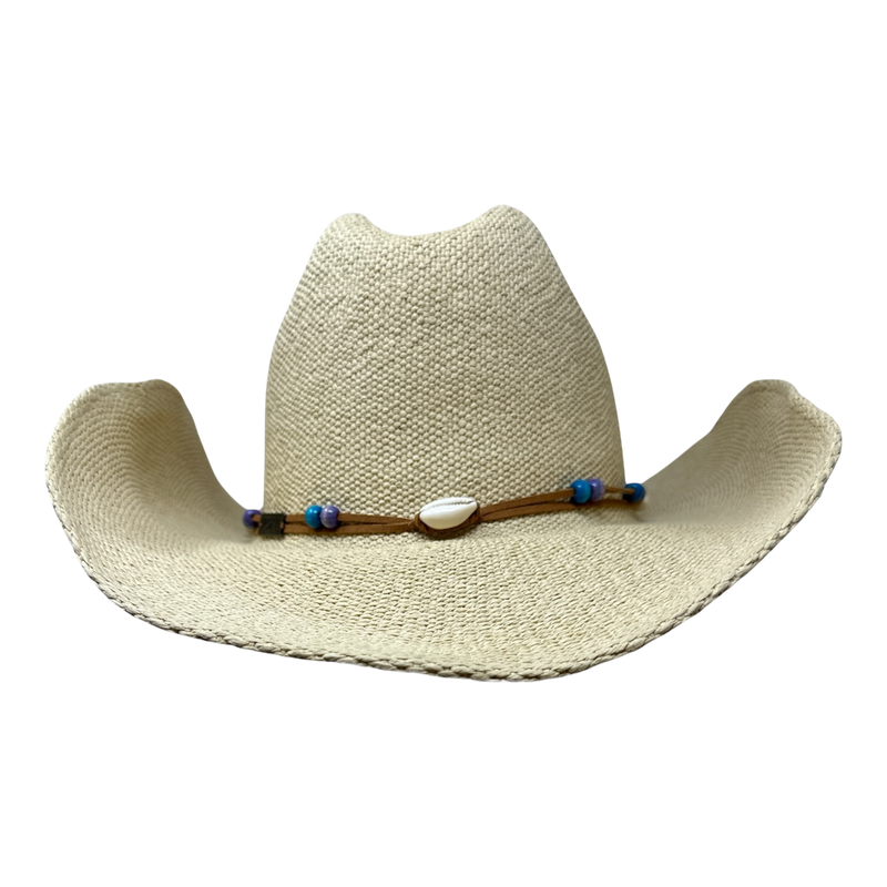 Giddy On Up Straw Cowboy Hat - Natural - Roxy