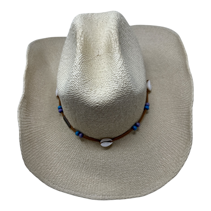 Giddy On Up Straw Cowboy Hat - Natural - Roxy