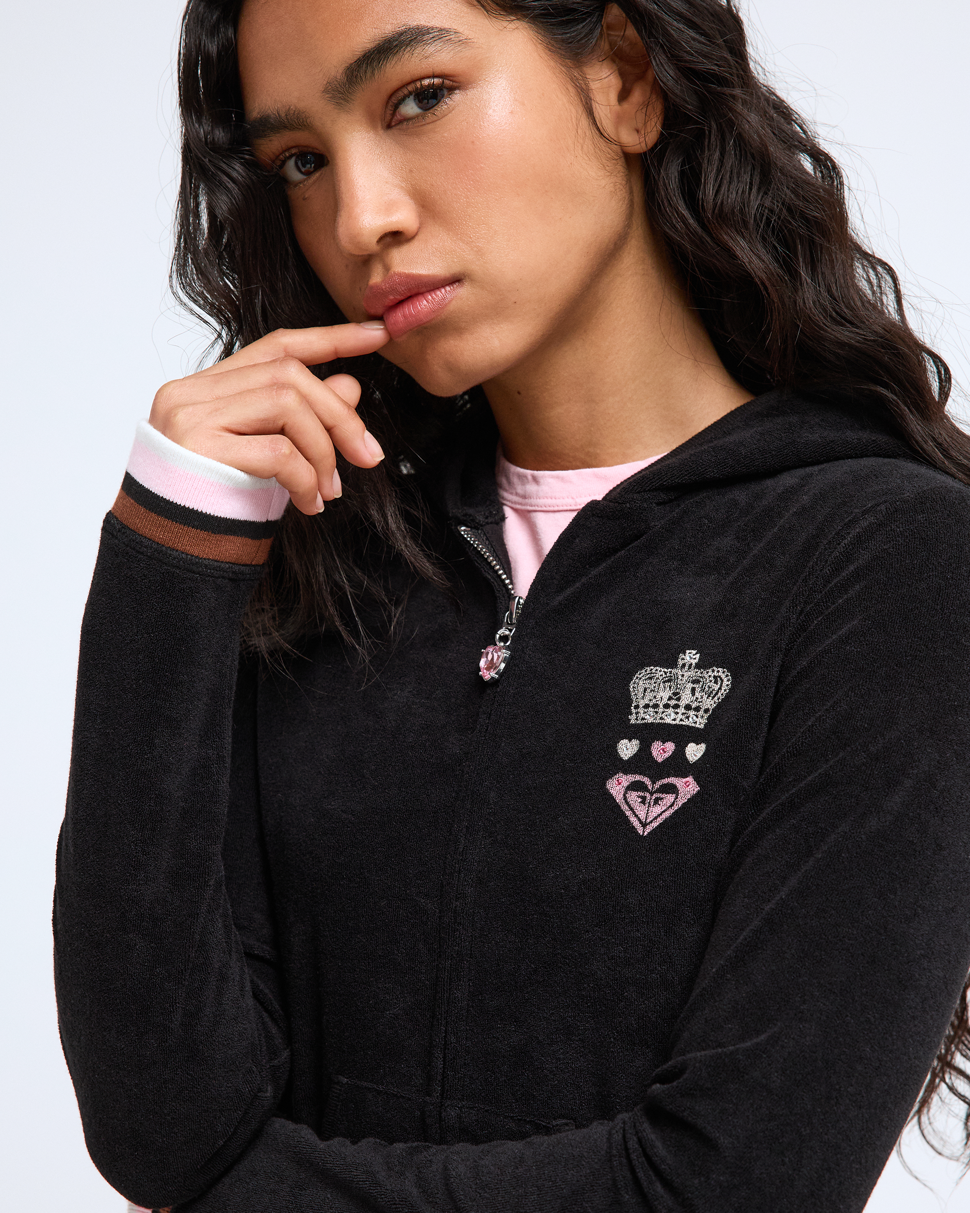 juicy Roxy x Juicy Fitted Hoodie - Roxy