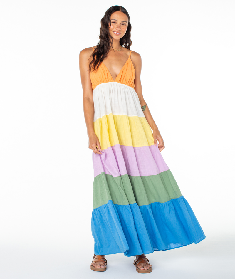 Honolulu Glow Maxi Woven Dress - Roxy
