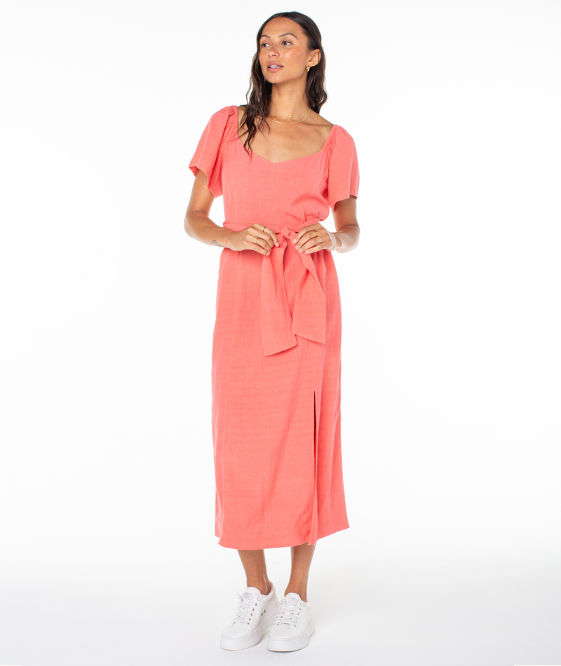Bungalow Bliss Midi Woven Dress - Roxy