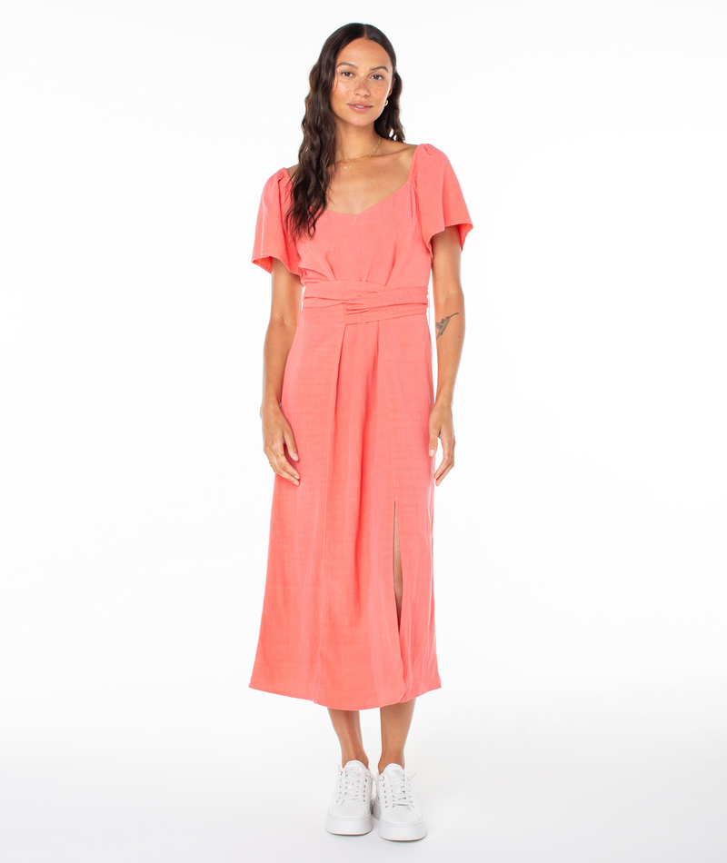 Bungalow Bliss Midi Woven Dress - Roxy