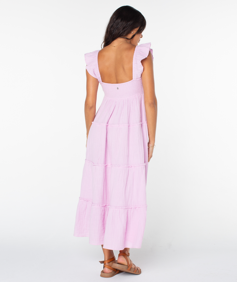 Palmy Days Midi Woven Dress - Roxy