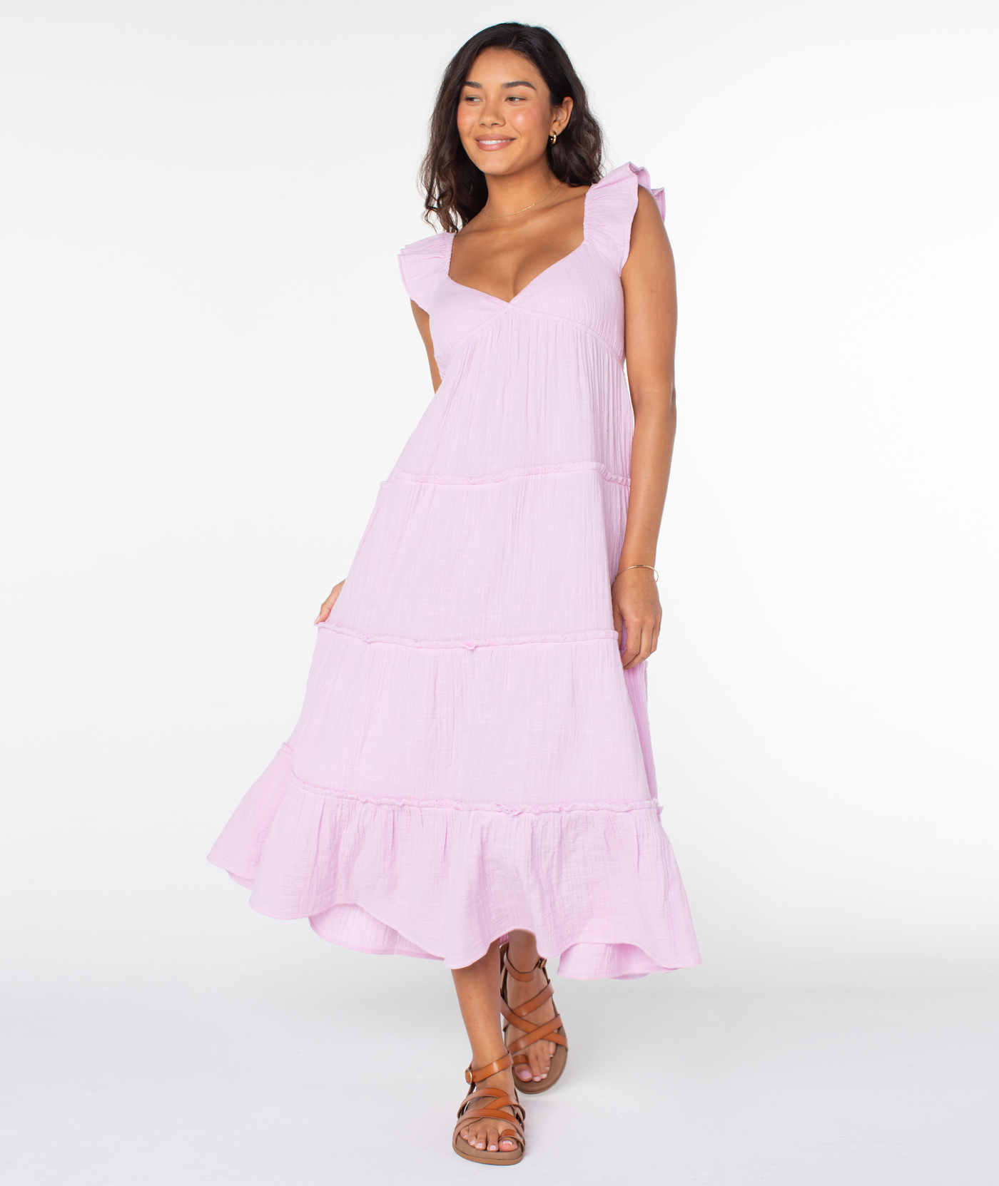 Palmy Days Midi Woven Dress - Roxy