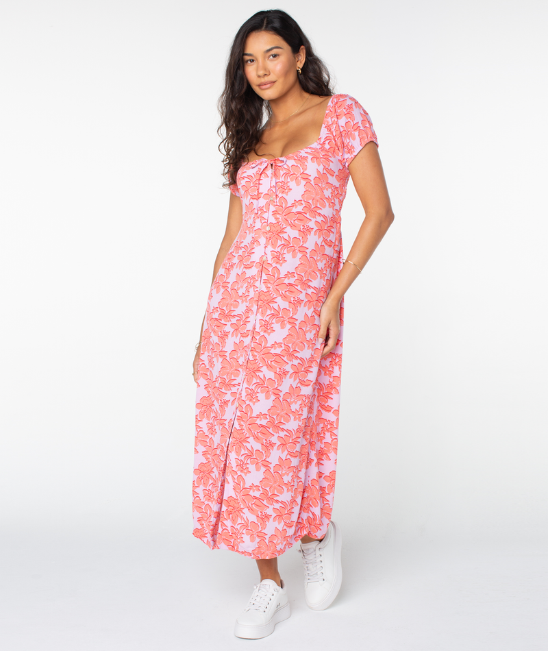 Shelley Coast Midi Woven Dress - Roxy