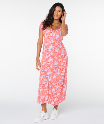 Shelley Coast Midi Woven Dress - Roxy